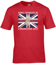 Load image into Gallery viewer, Military Humor - King Charles III - Coronation Colour T-Shirt