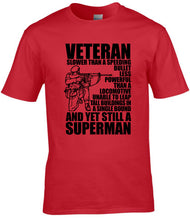 Load image into Gallery viewer, Military Humor - Superman - Veterans