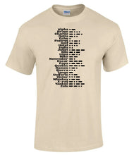 Load image into Gallery viewer, Military Humor - Comms - Phonetic/Morse Tee