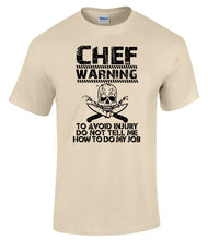 Load image into Gallery viewer, Military Humor - Chef - Warning