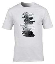Load image into Gallery viewer, Military Humor - Comms - Phonetic/Morse Tee