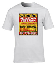 Load image into Gallery viewer, Military Humor - Warning - Veteran - Do Not Approach