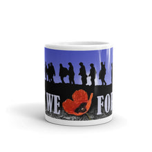 Load image into Gallery viewer, Military Humor - Remembrance - Lest We Forget - Mug