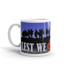 Load image into Gallery viewer, Military Humor - Remembrance - Lest We Forget - Mug