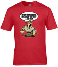 Load image into Gallery viewer, Military Humor - The Razz Man .....Interview without Coffee.....