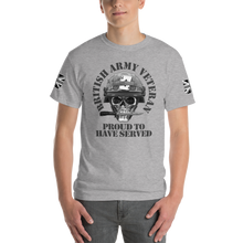 Load image into Gallery viewer, Military Humor - Skull - Proud to Serve- T-Shirt - Military Humor Stores