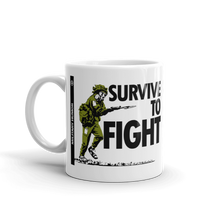 Load image into Gallery viewer, Military Humor - Survive to Fight - Ceramic Mug - Military Humor Stores