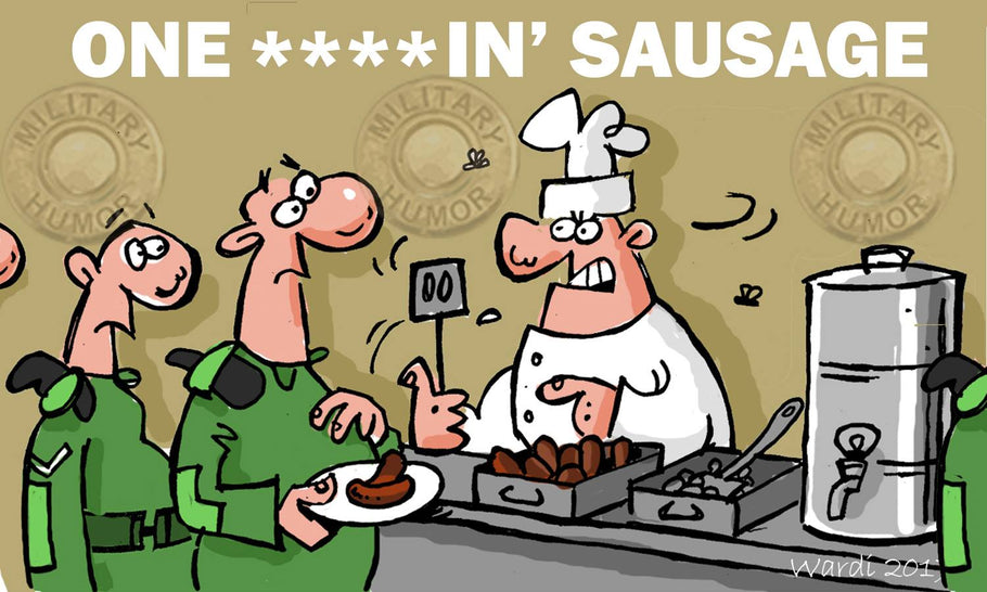 One F!##*&%g sausage, Wolfgang!!