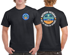 Load image into Gallery viewer, Military Gifts - Veteran Gifts - Retired Veteran - Not My Problem - Front &amp; Back - British Humour T-Shirts - British Gifts - Dad Gifts - Grandad Gifts