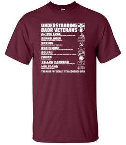 Military Humor - Understanding - BAOR Veterans - Single Colour - Military Gifts - Veteran Gifts