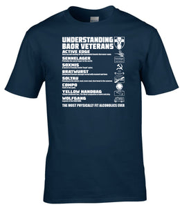 Military Humor - Understanding - BAOR Veterans - Single Colour - Military Gifts - Veteran Gifts