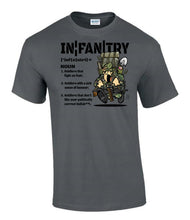 Load image into Gallery viewer, Military Gifts - INFANTRY - Meaning of - Veteran Gifts - British Army - T-Shirt