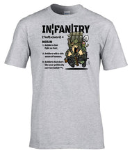 Load image into Gallery viewer, Military Gifts - INFANTRY - Meaning of - Veteran Gifts - British Army - T-Shirt