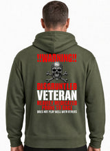 Load image into Gallery viewer, Disgruntled Veteran Military Humour Hoodie