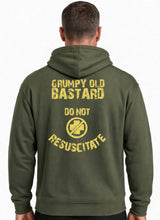 Load image into Gallery viewer, Grumpy Old Bastard Hoodie, Do Not Resuscitate Military Humour