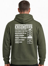 Load image into Gallery viewer, Understanding Engineers Military Humour Hoodie – Army Veteran Gift