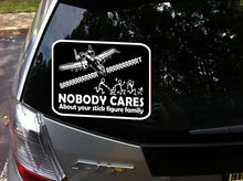 Load image into Gallery viewer, Military Gifts - Veterans - British Army - A10 Warthog - Funny Gifts - Nobody Cares - Car Sticker