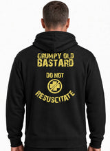 Load image into Gallery viewer, Grumpy Old Bastard Hoodie, Do Not Resuscitate Military Humour