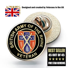 Load image into Gallery viewer, BAOR pin badge Germany Veteran Gift British Army