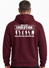 Load image into Gallery viewer, Military Evolution Hoodie, Funny Army Life &amp; Soldier Humour