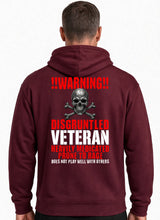 Load image into Gallery viewer, Disgruntled Veteran Military Humour Hoodie