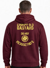 Load image into Gallery viewer, Grumpy Old Bastard Hoodie, Do Not Resuscitate Military Humour