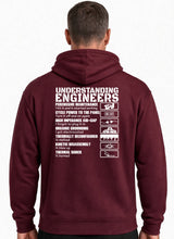 Load image into Gallery viewer, Understanding Engineers Military Humour Hoodie – Army Veteran Gift