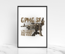 Load image into Gallery viewer, Wall Art - GPMG - Sustained Fire