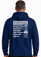 Load image into Gallery viewer, Understanding Engineers Military Humour Hoodie – Army Veteran Gift