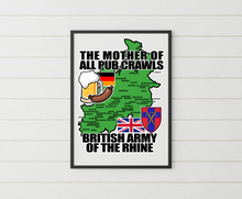 Load image into Gallery viewer, BAOR Wall Art - The Mother Of All Pub Crawls Print