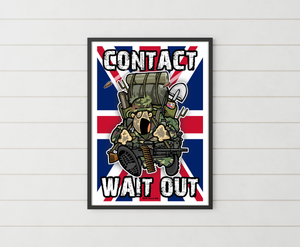Wall Art - Contact, Wait Out.