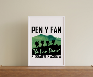 Pen Y Fan Wall Art, The Fan Dance Print