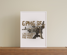 Load image into Gallery viewer, Wall Art - GPMG - Sustained Fire