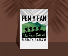 Load image into Gallery viewer, Pen Y Fan Wall Art, The Fan Dance Print