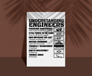 Understanding Engineers Wall Art, Engineering Prints