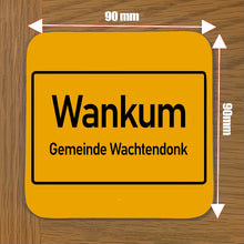 Load image into Gallery viewer, Military Humor - BAOR Germany - Place Names - Wankum - Army Banter - Military Banter - Veteran Gifts- Coasters - Set of 4