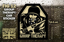 Load image into Gallery viewer, British Military Gifts - British Army - Funny Gifts - Group Therapy - Veterans - Car Sticker