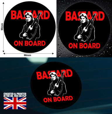 British Military Gifts - British Army - Sharpe - Bastard On Board - Veterans - Car Sticker