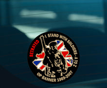 Load image into Gallery viewer, Military Humor - Op Banner -VETERAN - BETRAYED - Northern Ireland - Sticker