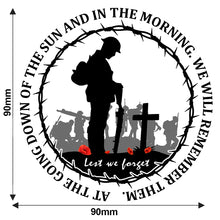 Load image into Gallery viewer, British Military Gifts - British Army - Remembrance - Lest We Forget - Veterans - Car Sticker