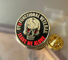 Load image into Gallery viewer, British Military Gifts - Military Humour - Dysfunctional Veteran - Gift - Veterans - Pin Badge