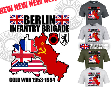 Military Gifts - BAOR - Berlin - Infantry Brigade - British Humour T-Shirts - British Gifts - Dad Gifts - Grandad Gifts