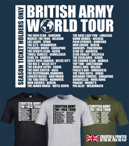 Military Humor - British Army - Veteran Gifts - Veterans - World Tour