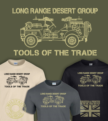 Military Humor - Long Range Desert Group - LRDG - T-Shirt