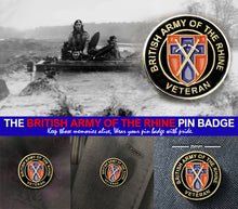 Load image into Gallery viewer, Military Humor - BAOR Veteran - Germany - Limited Edition - Veteran Gifts - British Army - Pin Badge