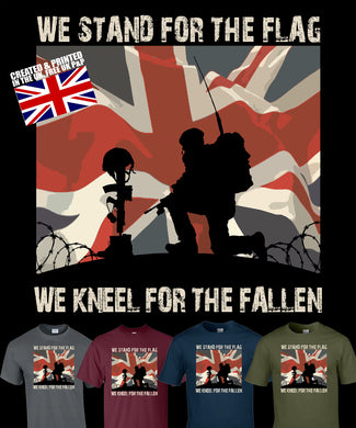 Military Humor - Stand for the Flag - Patriot - Veterans - Gifts