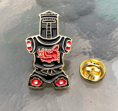 British Military Gifts - The Black Knight - Military Humour - Monty Python - Gift - Veterans - Pin Badge