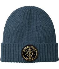 Load image into Gallery viewer, HM Armed Forces Veteran Beanie Hat – Printed Badge Patch Winter Hat