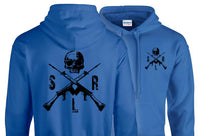 Load image into Gallery viewer, British Military Gifts - Military Humor - Crossed SLR&#39;s - Skull - Veterans - Gifts - British Army - Christmas Gifts - Hoodie