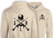 Load image into Gallery viewer, British Military Gifts - Military Humor - Crossed SLR&#39;s - Skull - Veterans - Gifts - British Army - Christmas Gifts - Hoodie